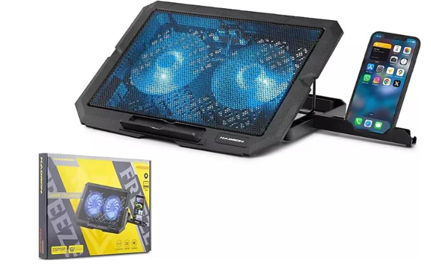 Hadron HDX4253 15’’ 2 Fanlı Laptop Soğutucu Led