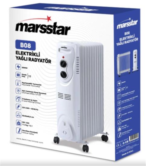 Marsstar B-08 11 Dilim Yağlı Radyatör