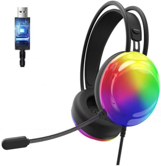 Lenovo Thinkplus G30B USB RGB Işıklı Kulaklık