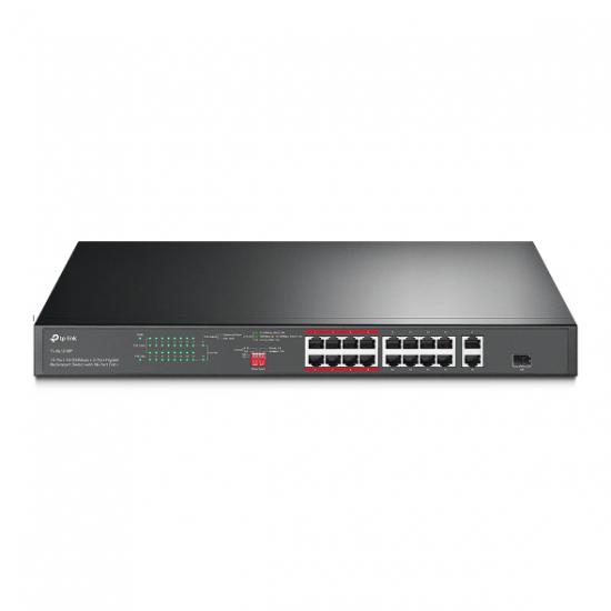 Tp-Link TL-SL1218P 16 Port Poe+ Switch Rack Mount