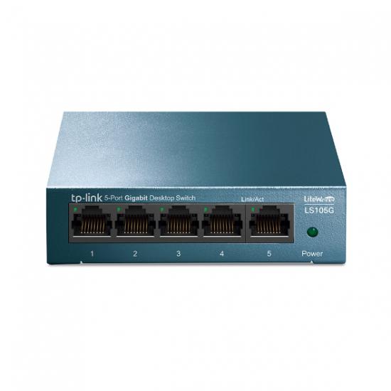 Tp-Link LS105G 5 Port Switch Metal Kasa