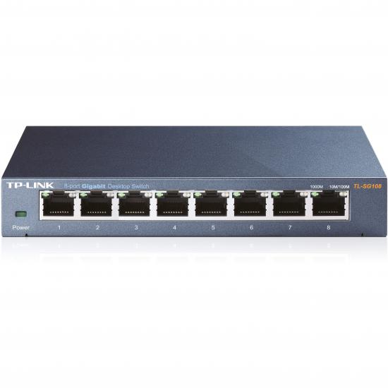 Tp-Link TL-SG108 8 Port Switch Çelik Kasa