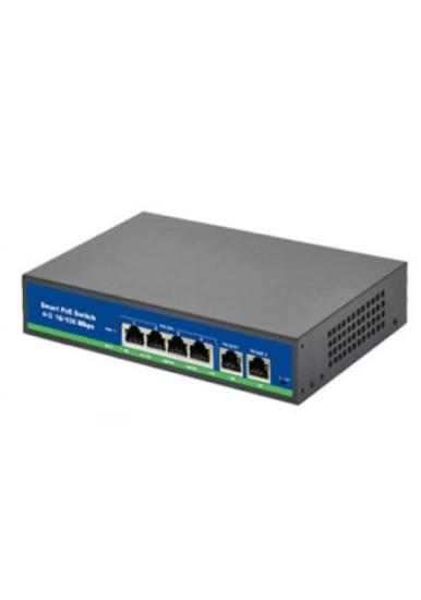 ISEE ISS-2026P 24 Port Poe+ 10-100 Mbps 2 Port 10-100-1000 Uplink Switch 400W