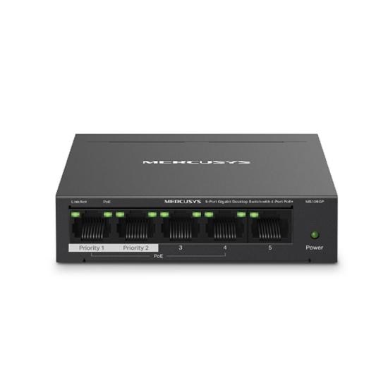 Tp-Link MS105GP 5 Port Poe+ Switch Metal Kasa