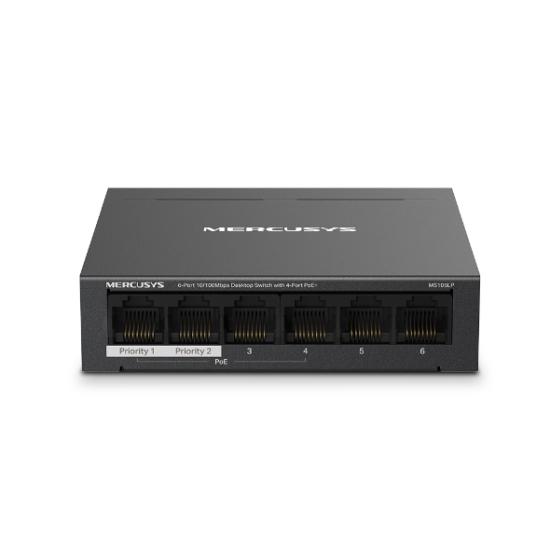 Tp-Link MS106LP 4 Port Poe+ Switch Metal Kasa