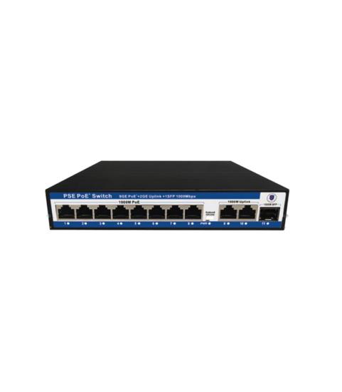 Nova NVC-PSEG0821 8 Port Poe+ SFP Switch 120W