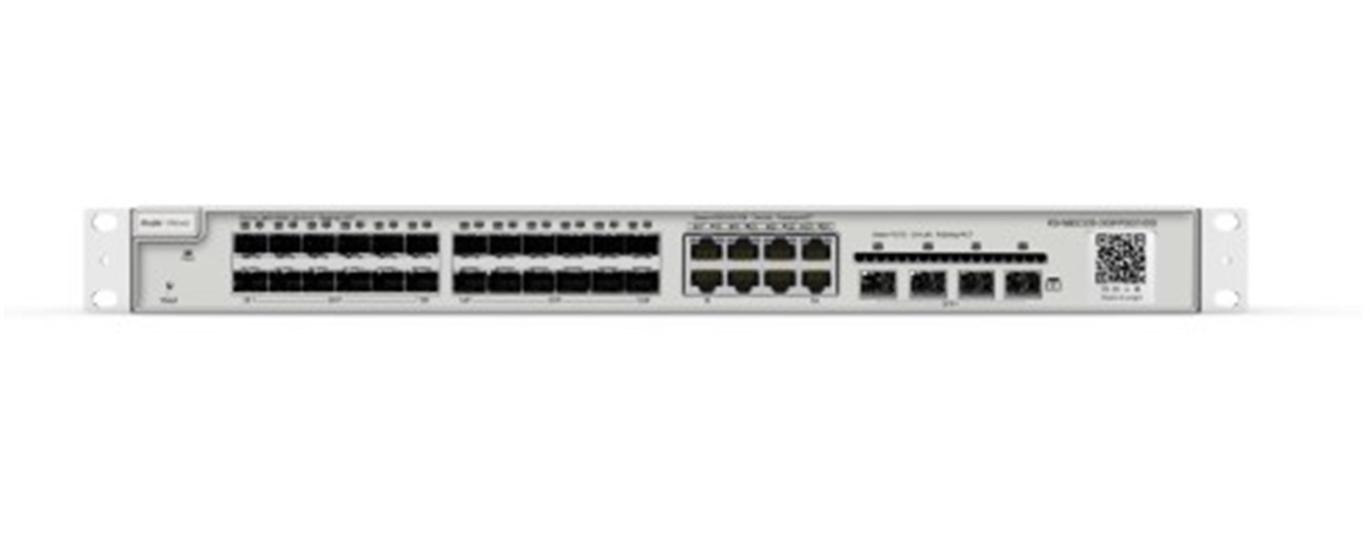 Ruijie RG-NBS3200-24SFP-8GT4XS 24 Port SFP L2 Managed Switch, 24 Gigabit SFP , 4 PORT 10G SFP