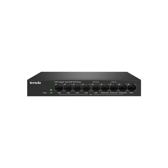 Tenda G0-8G-PoE 9 Port Switch Çelik Kasa POE