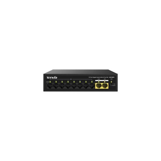 Tenda SG110PC 10 Port Poe+ + Switch Çelik Kasa