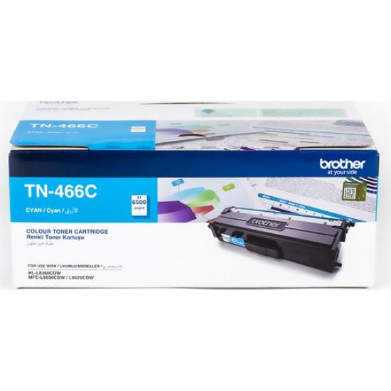 Brother TN-466C 6.500 Sayfa Cyan Mavi Toner