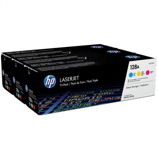 HP 128A 3lü Takım Toner CF371AM