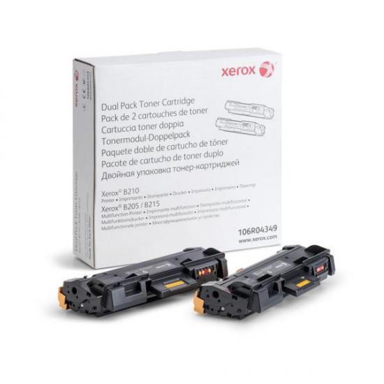 Xerox 106R04349 B210 B205 B215 Dual Pack Toner