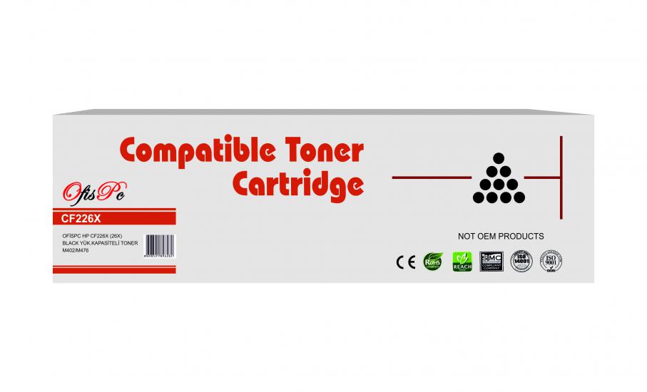 OfisPc Hp CF226X Yüksek Kapasite Muadil Toner 26X