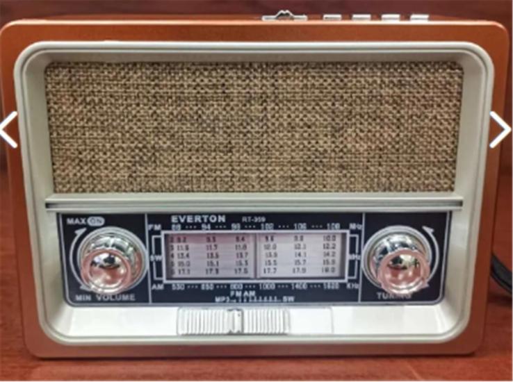 Everton RT-359 Güneş Enerjili Nostaljik Radyo