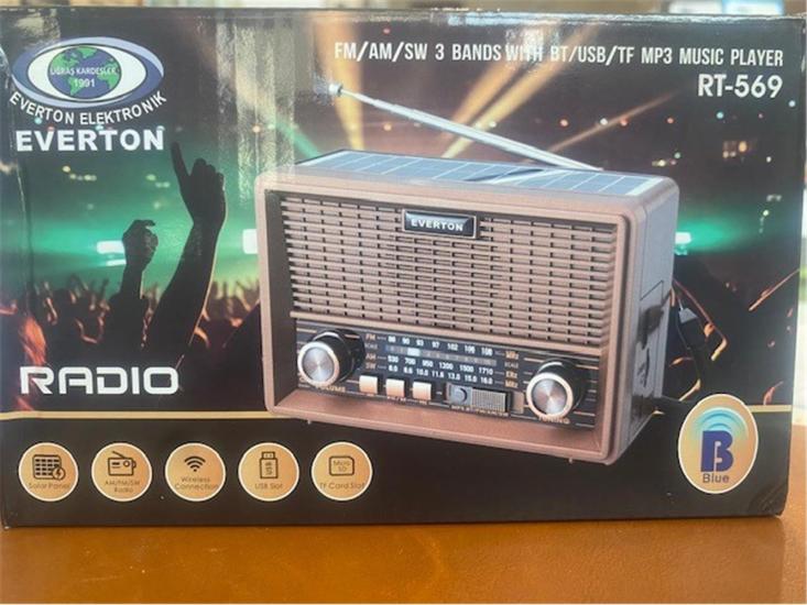 Everton Rt-659  Bluetooth Şarjlı Nostaljik Radyo