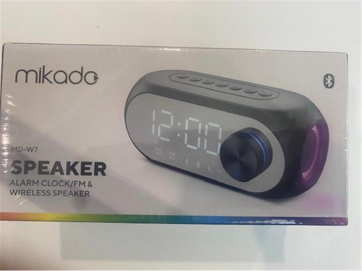 Mikado MD-W7 1200mAh 5W Alarmlı Saat Speaker