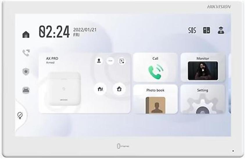 Hikvision DS-KH9510-WTE1(B) 10.1’’ İnterkom İç Ünite Görüntülü Dokunmatik Diafon