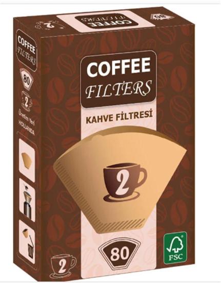 Coffee Filters Filtre Kahve Kağıdı 2 Numara 80li