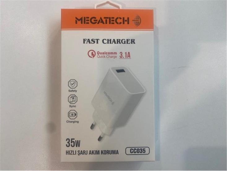 Megatech CC035 35W Usb Ev Şarj Kafa Hızlı Şarj